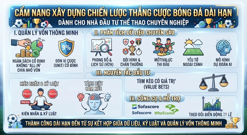 chiến lược thắng cược bóng đá