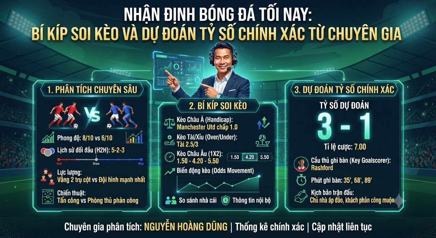 nhận định bóng đá tối nay